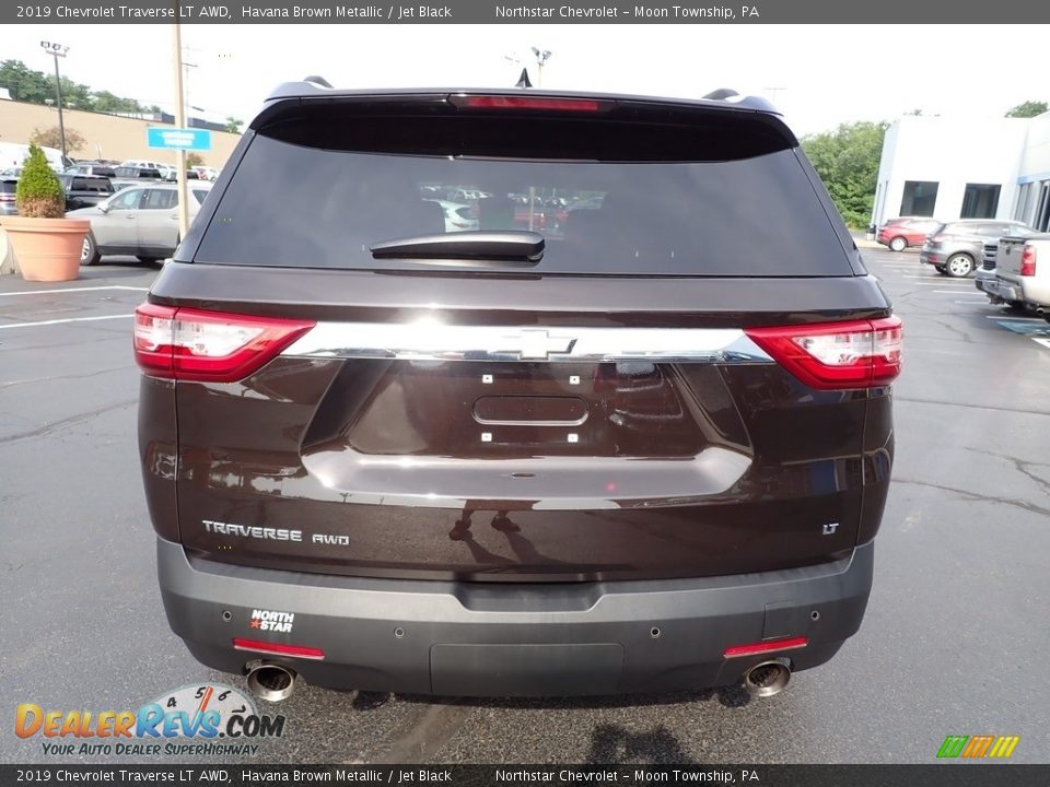 2019 Chevrolet Traverse LT AWD Havana Brown Metallic / Jet Black Photo #6