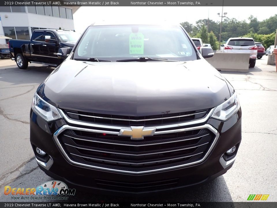 2019 Chevrolet Traverse LT AWD Havana Brown Metallic / Jet Black Photo #13