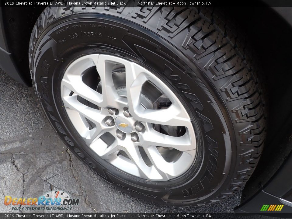 2019 Chevrolet Traverse LT AWD Havana Brown Metallic / Jet Black Photo #14