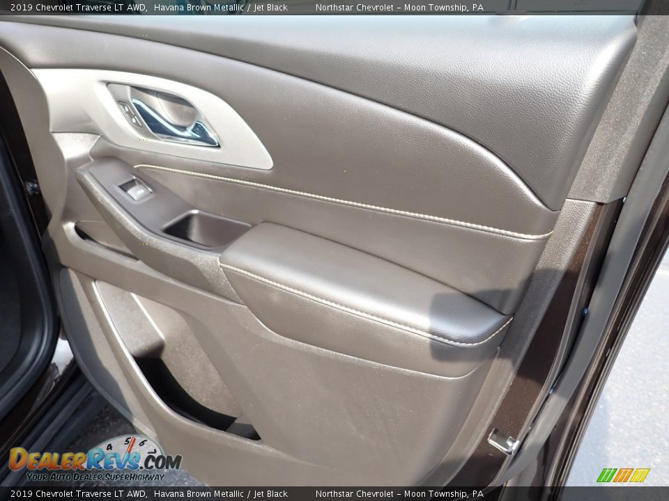 2019 Chevrolet Traverse LT AWD Havana Brown Metallic / Jet Black Photo #17