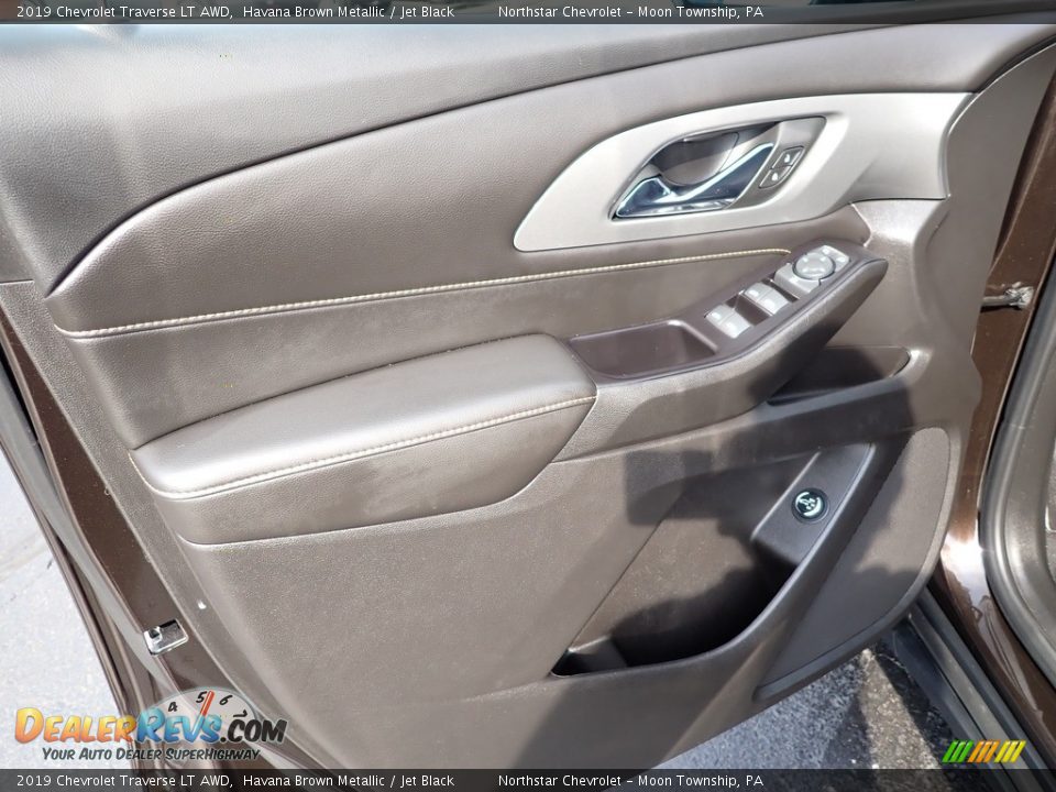 2019 Chevrolet Traverse LT AWD Havana Brown Metallic / Jet Black Photo #23
