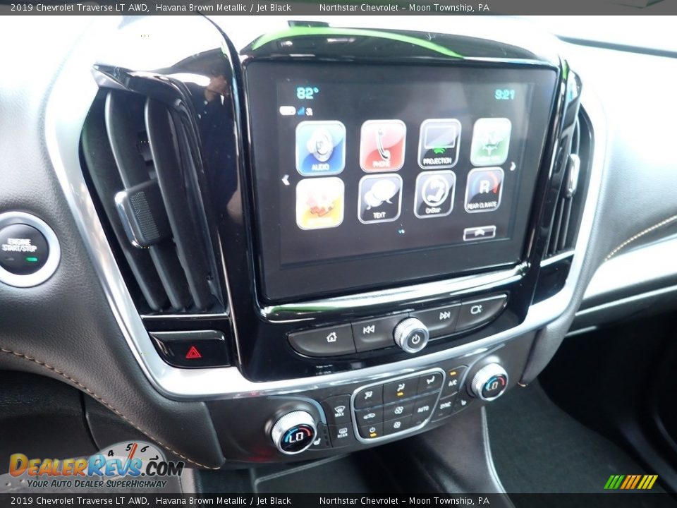 2019 Chevrolet Traverse LT AWD Havana Brown Metallic / Jet Black Photo #27