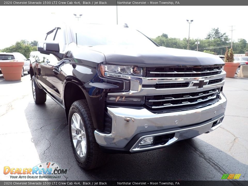 2020 Chevrolet Silverado 1500 LTZ Crew Cab 4x4 Black / Jet Black Photo #11