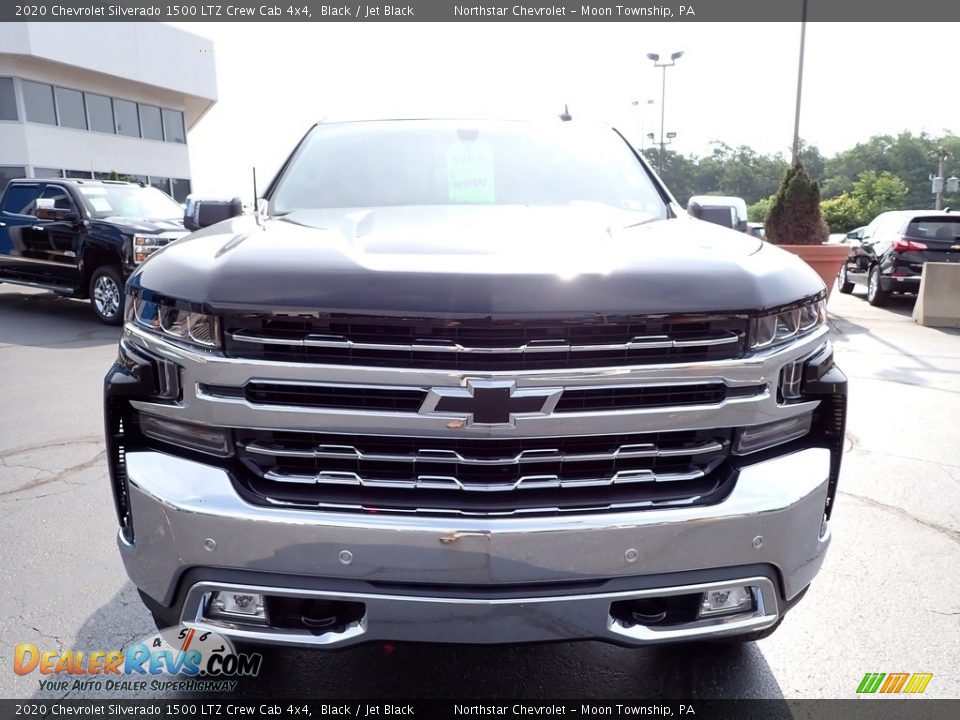 2020 Chevrolet Silverado 1500 LTZ Crew Cab 4x4 Black / Jet Black Photo #12