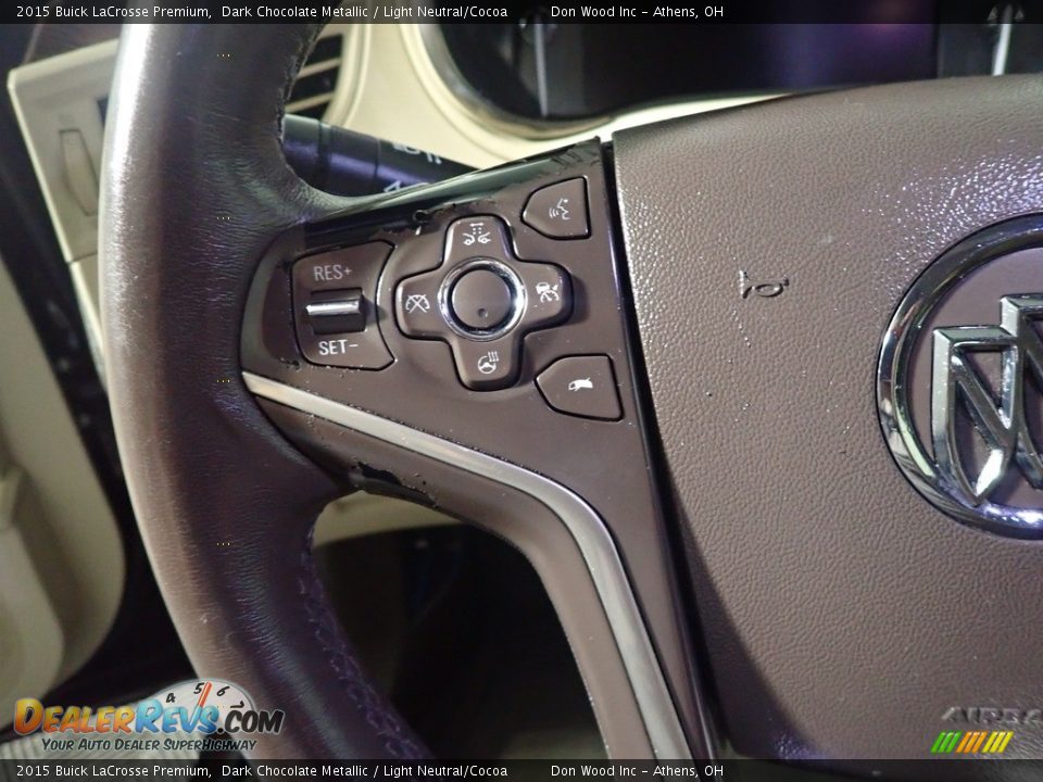 2015 Buick LaCrosse Premium Dark Chocolate Metallic / Light Neutral/Cocoa Photo #30