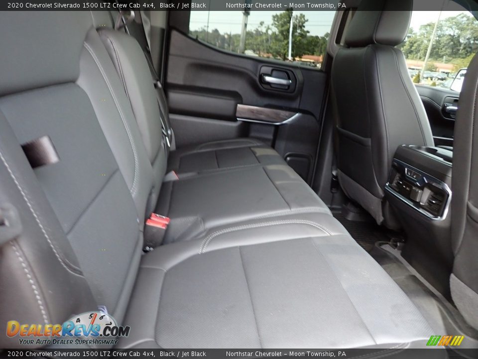 2020 Chevrolet Silverado 1500 LTZ Crew Cab 4x4 Black / Jet Black Photo #18