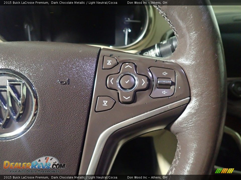 2015 Buick LaCrosse Premium Dark Chocolate Metallic / Light Neutral/Cocoa Photo #31