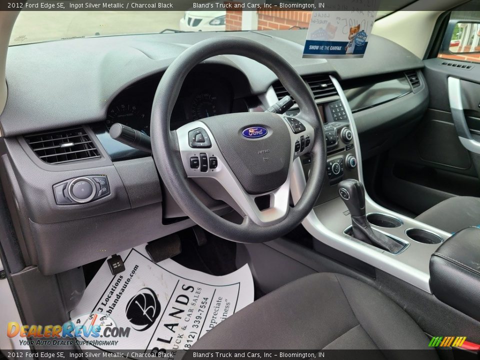 2012 Ford Edge SE Ingot Silver Metallic / Charcoal Black Photo #8