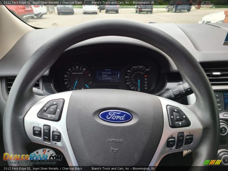 2012 Ford Edge SE Ingot Silver Metallic / Charcoal Black Photo #9