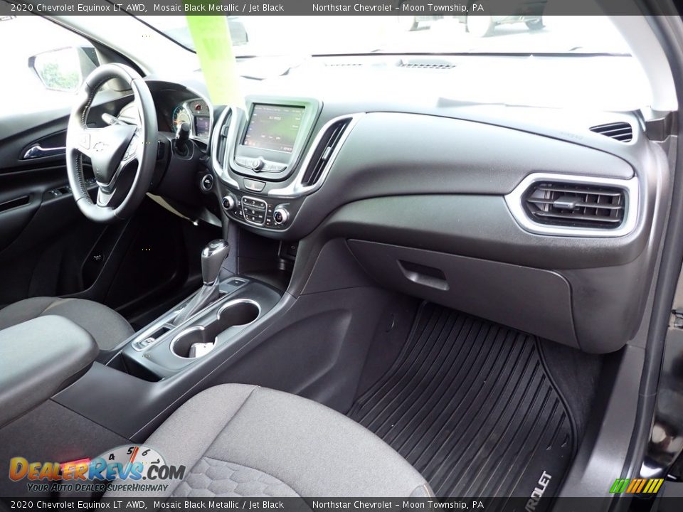2020 Chevrolet Equinox LT AWD Mosaic Black Metallic / Jet Black Photo #16