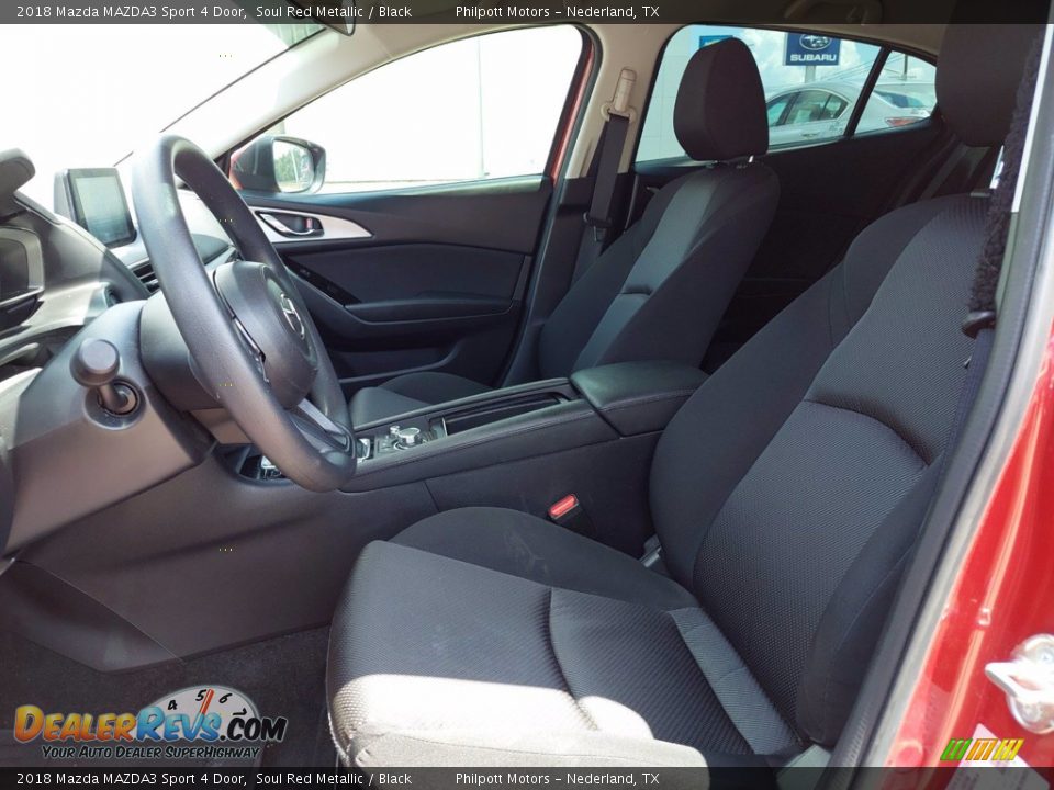 2018 Mazda MAZDA3 Sport 4 Door Soul Red Metallic / Black Photo #10