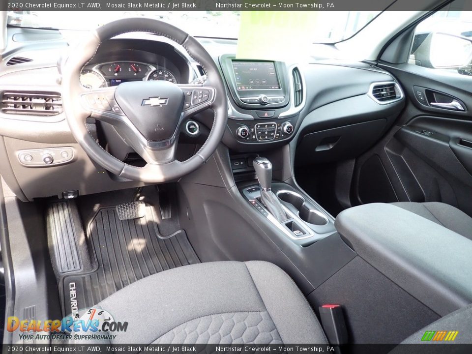 2020 Chevrolet Equinox LT AWD Mosaic Black Metallic / Jet Black Photo #22