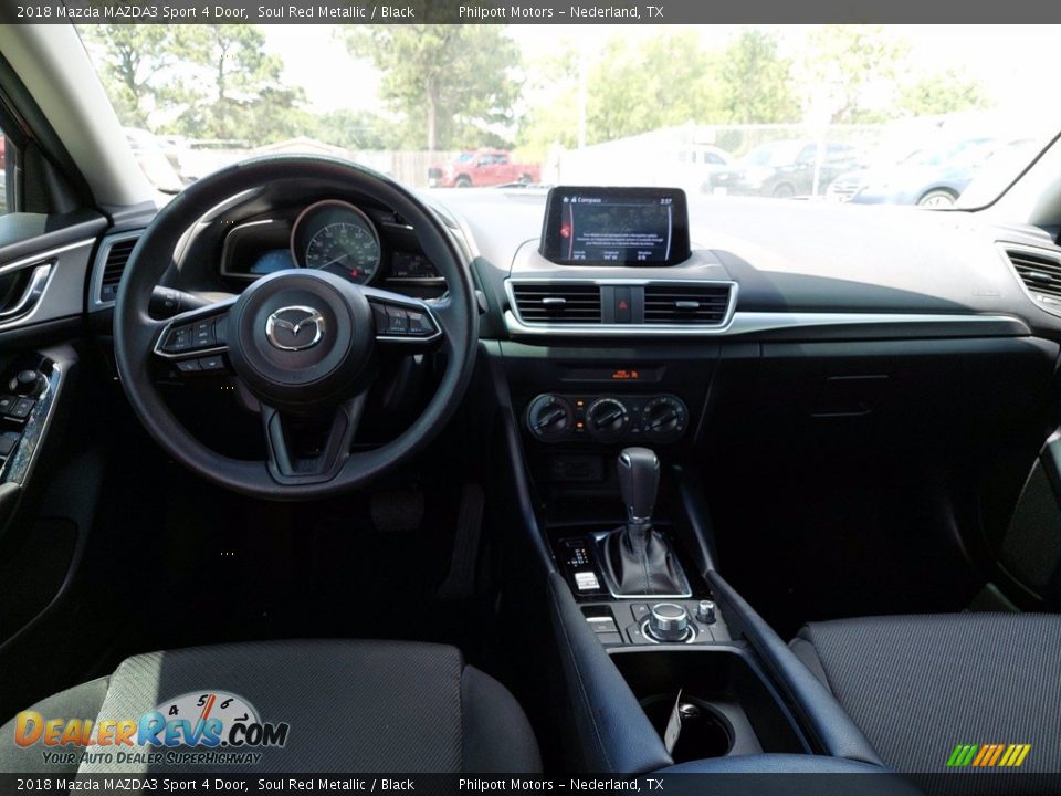 2018 Mazda MAZDA3 Sport 4 Door Soul Red Metallic / Black Photo #11