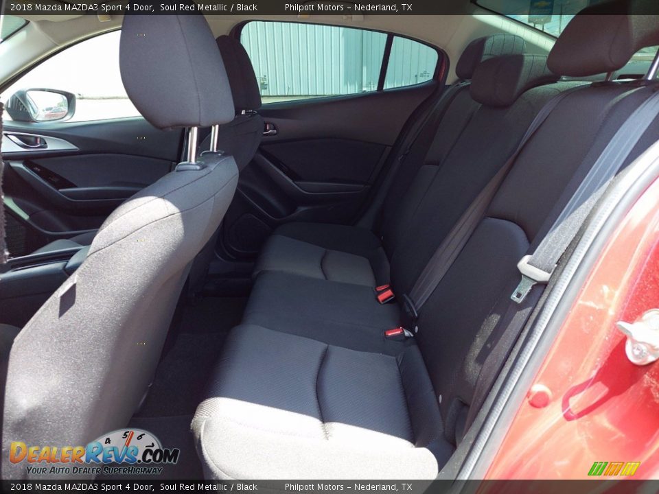 2018 Mazda MAZDA3 Sport 4 Door Soul Red Metallic / Black Photo #12