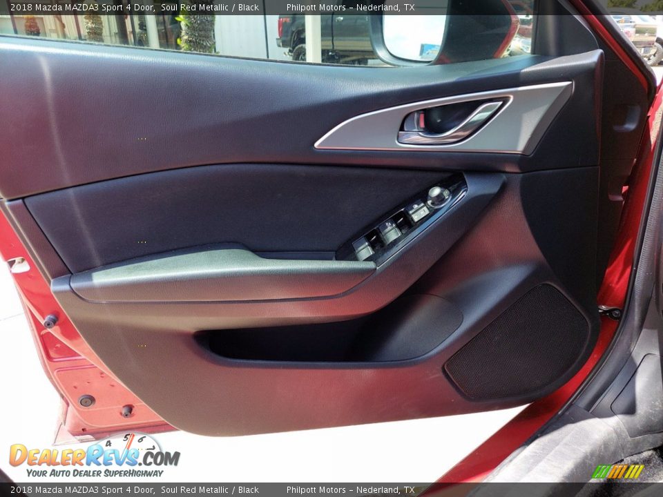 2018 Mazda MAZDA3 Sport 4 Door Soul Red Metallic / Black Photo #13