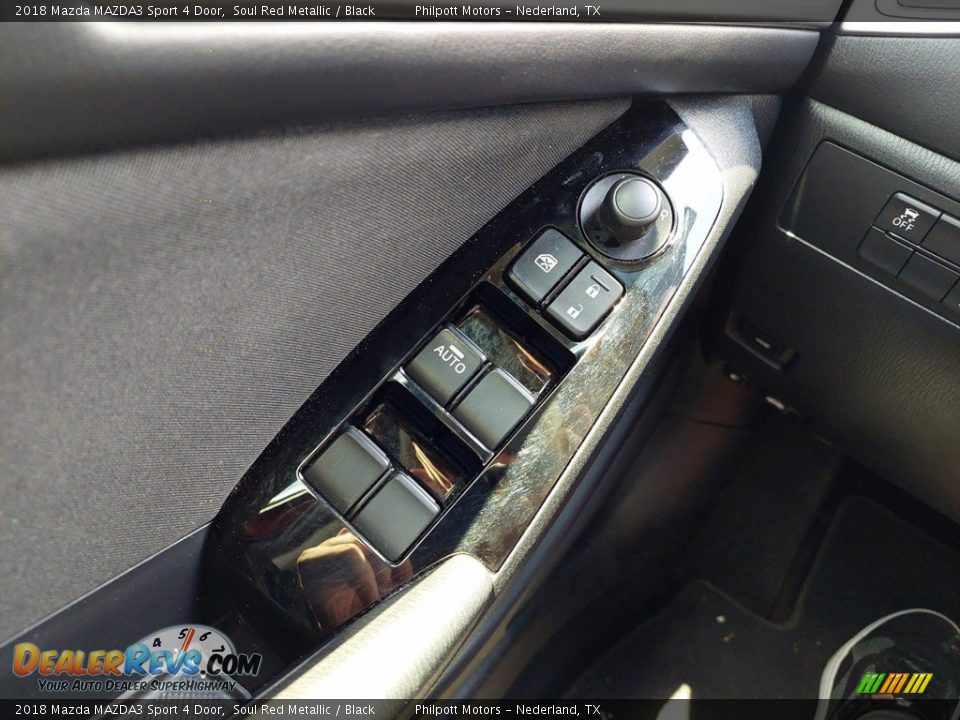 2018 Mazda MAZDA3 Sport 4 Door Soul Red Metallic / Black Photo #14