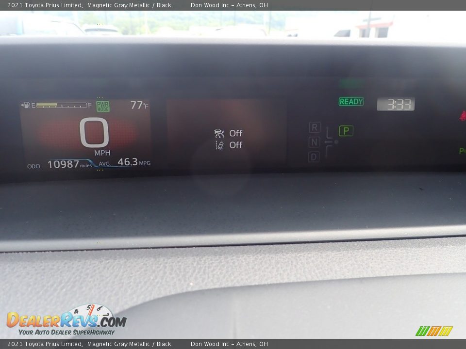 2021 Toyota Prius Limited Magnetic Gray Metallic / Black Photo #30