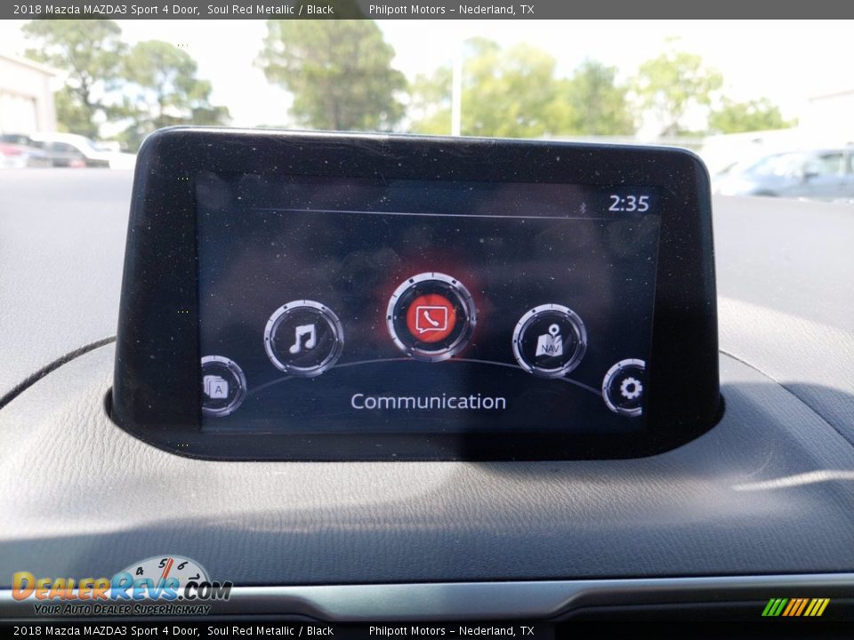 2018 Mazda MAZDA3 Sport 4 Door Soul Red Metallic / Black Photo #19