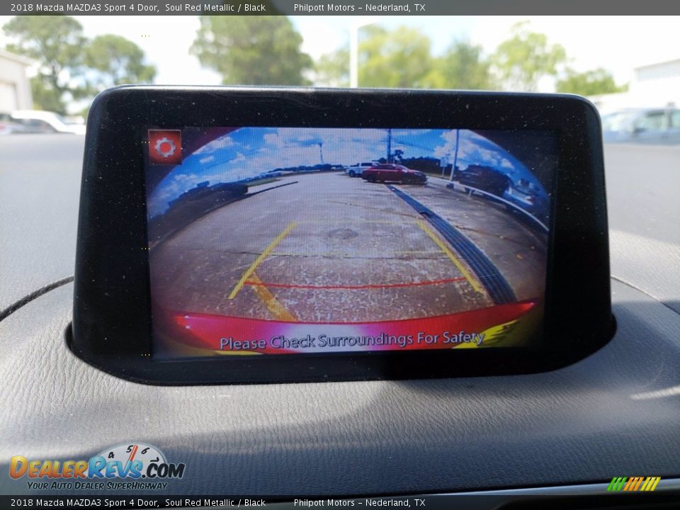2018 Mazda MAZDA3 Sport 4 Door Soul Red Metallic / Black Photo #20