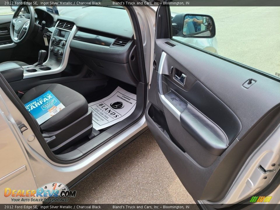2012 Ford Edge SE Ingot Silver Metallic / Charcoal Black Photo #32