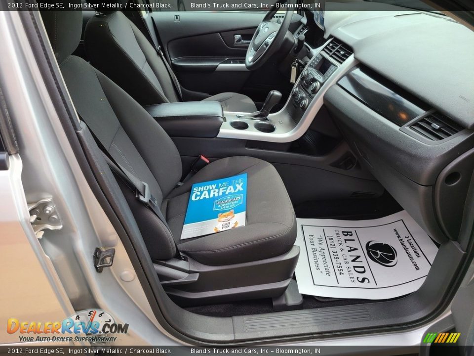 2012 Ford Edge SE Ingot Silver Metallic / Charcoal Black Photo #33