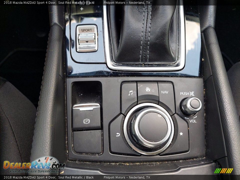 2018 Mazda MAZDA3 Sport 4 Door Soul Red Metallic / Black Photo #24