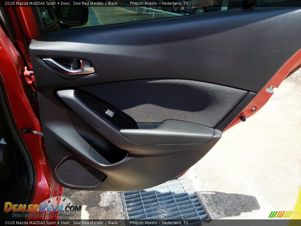 2018 Mazda MAZDA3 Sport 4 Door Soul Red Metallic / Black Photo #27
