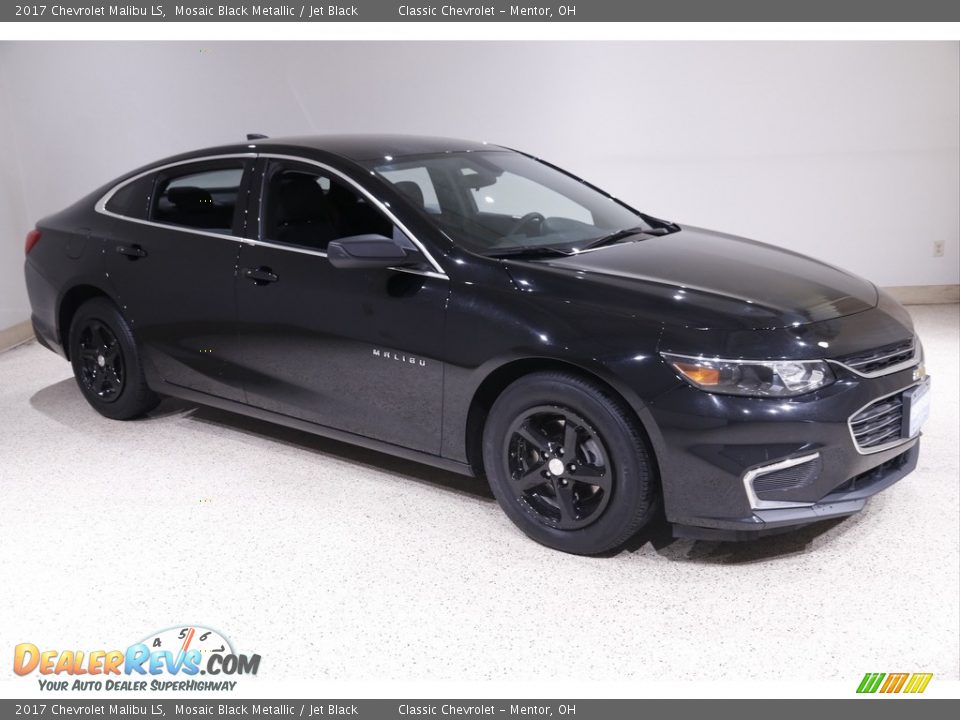 2017 Chevrolet Malibu LS Mosaic Black Metallic / Jet Black Photo #1