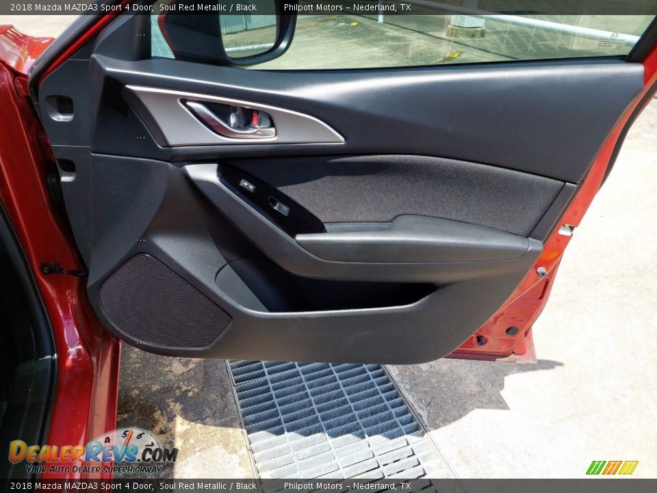 2018 Mazda MAZDA3 Sport 4 Door Soul Red Metallic / Black Photo #29