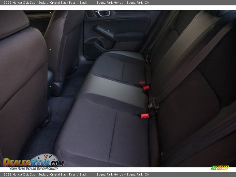 Rear Seat of 2022 Honda Civic Sport Sedan Photo #16