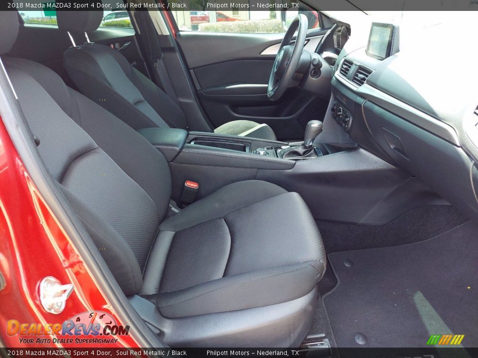 2018 Mazda MAZDA3 Sport 4 Door Soul Red Metallic / Black Photo #30