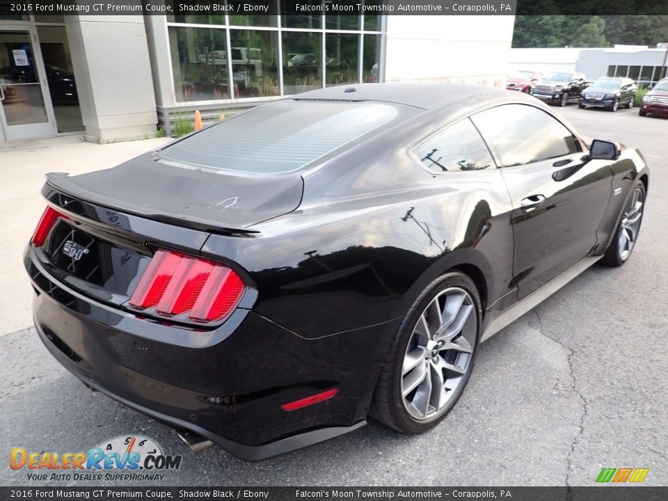 2016 Ford Mustang GT Premium Coupe Shadow Black / Ebony Photo #2