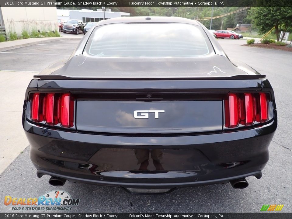 2016 Ford Mustang GT Premium Coupe Shadow Black / Ebony Photo #3