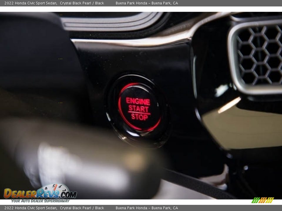 2022 Honda Civic Sport Sedan Crystal Black Pearl / Black Photo #23