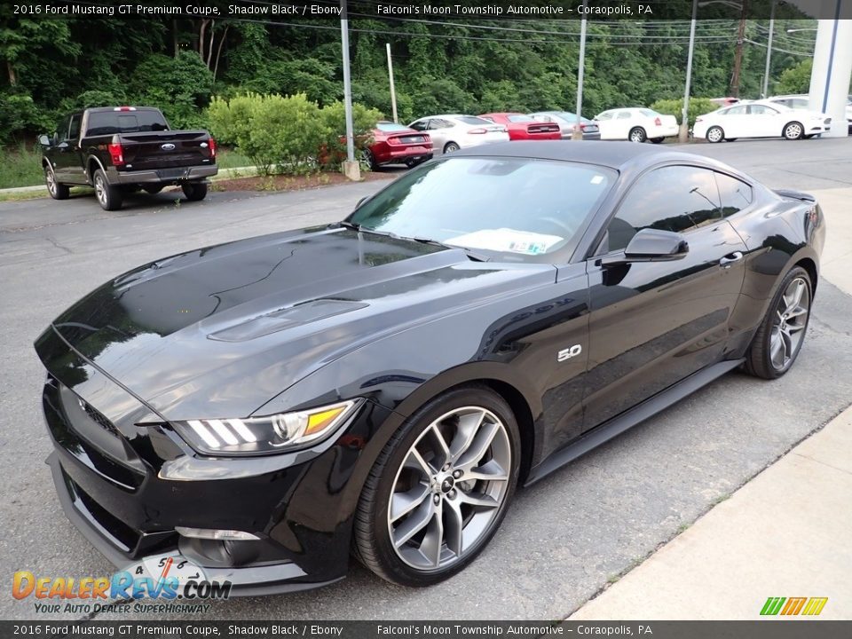 2016 Ford Mustang GT Premium Coupe Shadow Black / Ebony Photo #6