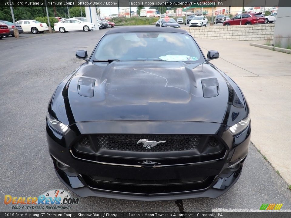 2016 Ford Mustang GT Premium Coupe Shadow Black / Ebony Photo #7