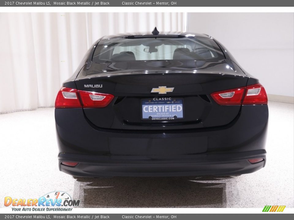 2017 Chevrolet Malibu LS Mosaic Black Metallic / Jet Black Photo #16