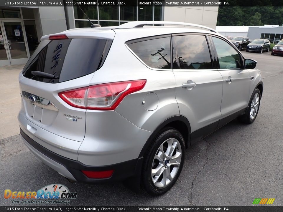 2016 Ford Escape Titanium 4WD Ingot Silver Metallic / Charcoal Black Photo #2