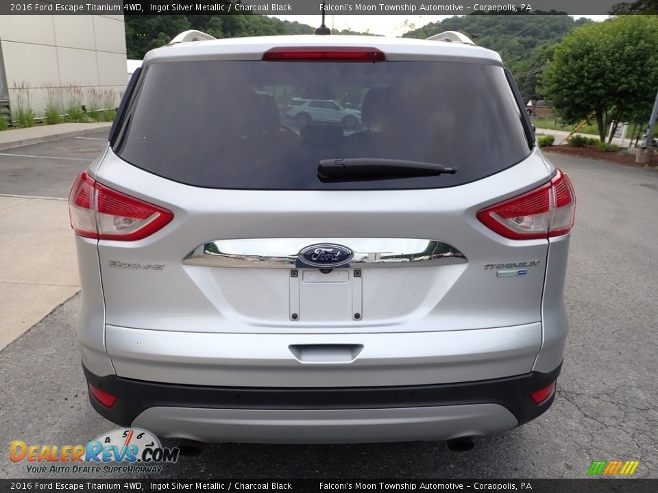 2016 Ford Escape Titanium 4WD Ingot Silver Metallic / Charcoal Black Photo #3