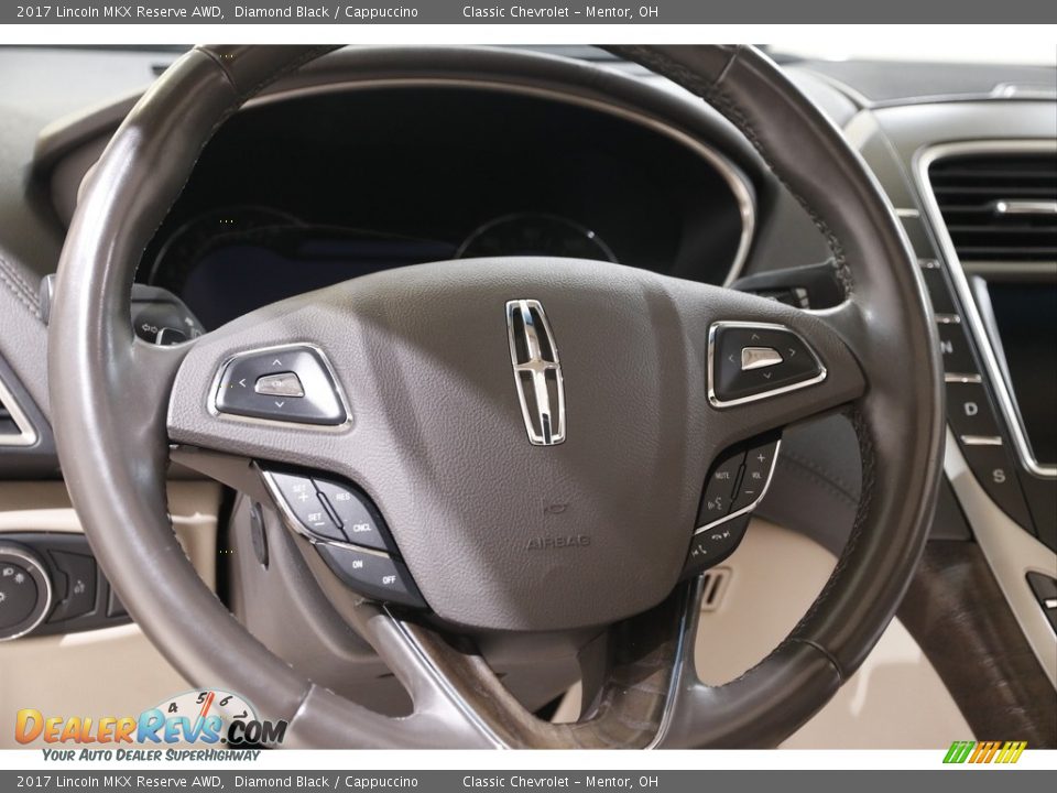 2017 Lincoln MKX Reserve AWD Steering Wheel Photo #7