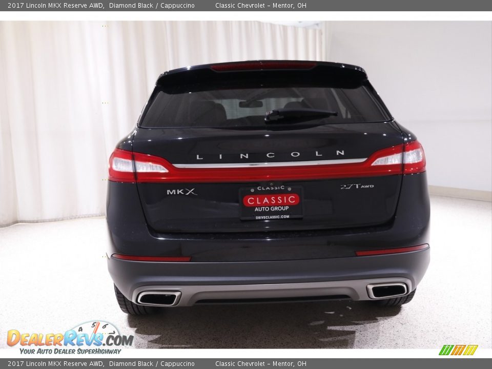 2017 Lincoln MKX Reserve AWD Diamond Black / Cappuccino Photo #18