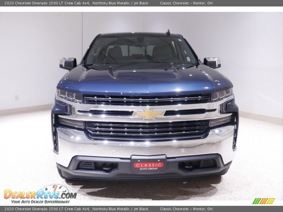 2020 Chevrolet Silverado 1500 LT Crew Cab 4x4 Northsky Blue Metallic / Jet Black Photo #2