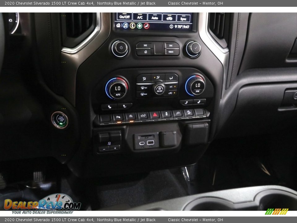2020 Chevrolet Silverado 1500 LT Crew Cab 4x4 Northsky Blue Metallic / Jet Black Photo #13