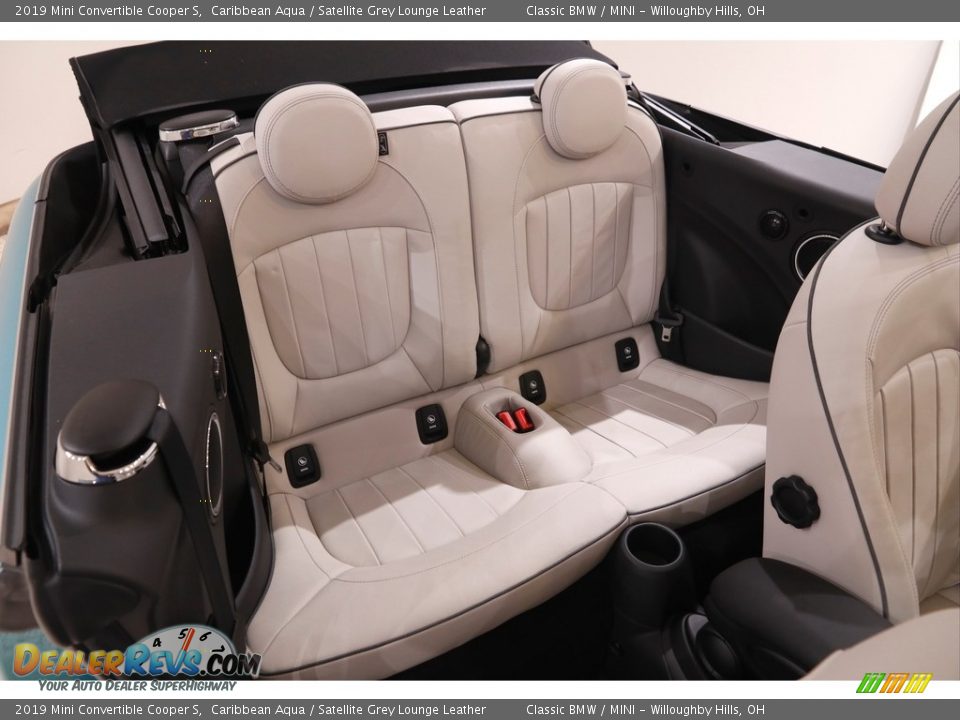 Rear Seat of 2019 Mini Convertible Cooper S Photo #16