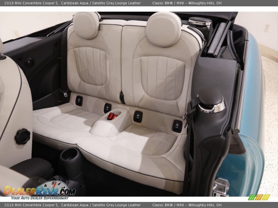 Rear Seat of 2019 Mini Convertible Cooper S Photo #17