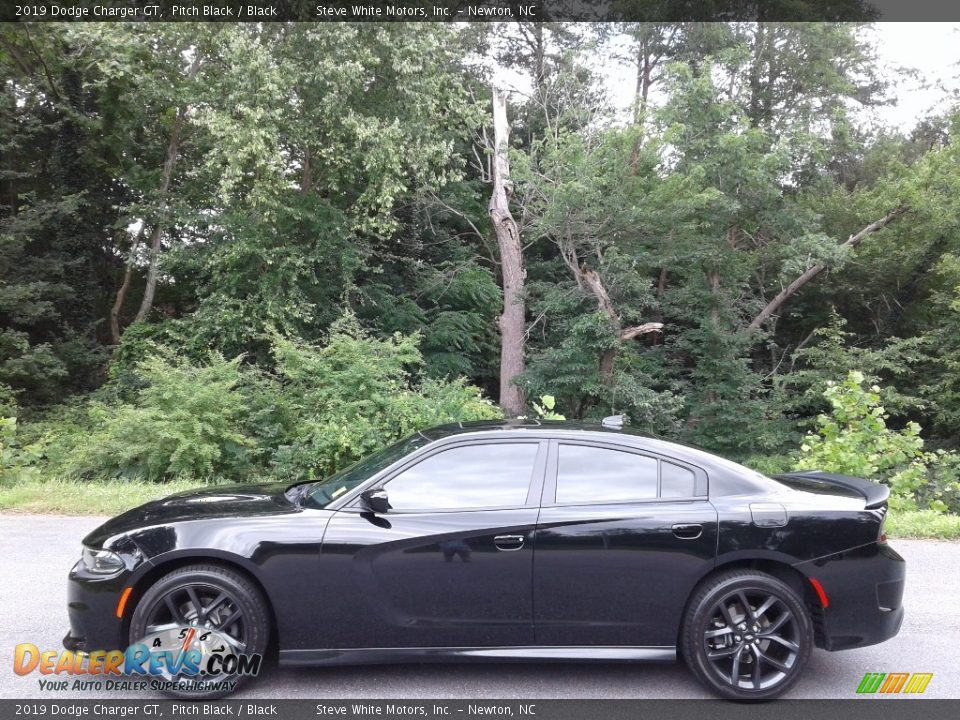 2019 Dodge Charger GT Pitch Black / Black Photo #1