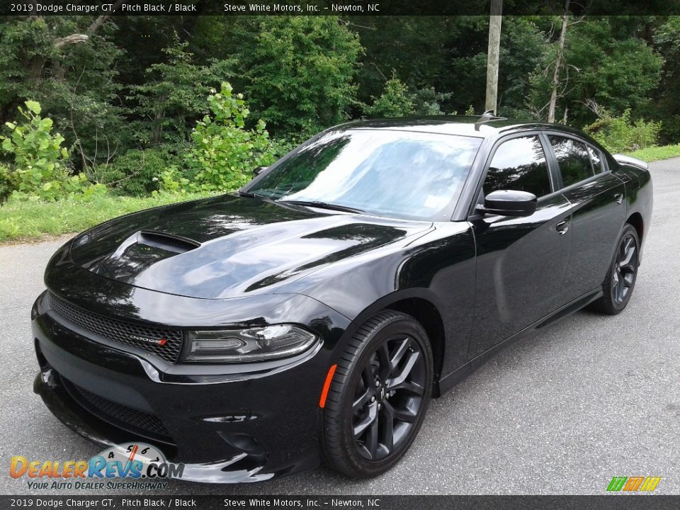 2019 Dodge Charger GT Pitch Black / Black Photo #2