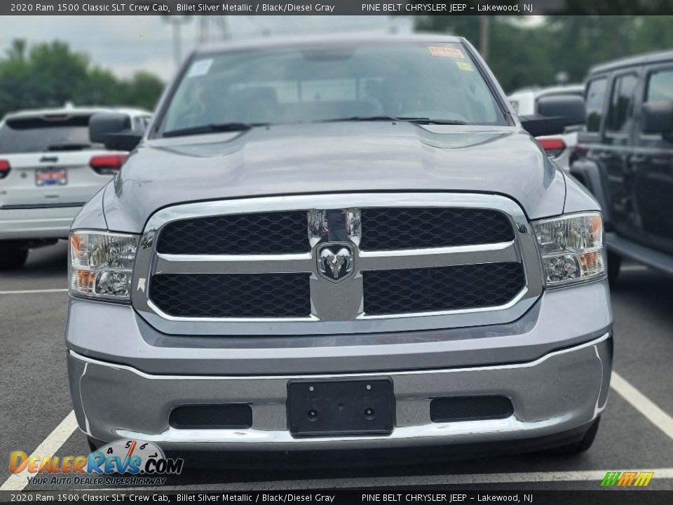 2020 Ram 1500 Classic SLT Crew Cab Billet Silver Metallic / Black/Diesel Gray Photo #2