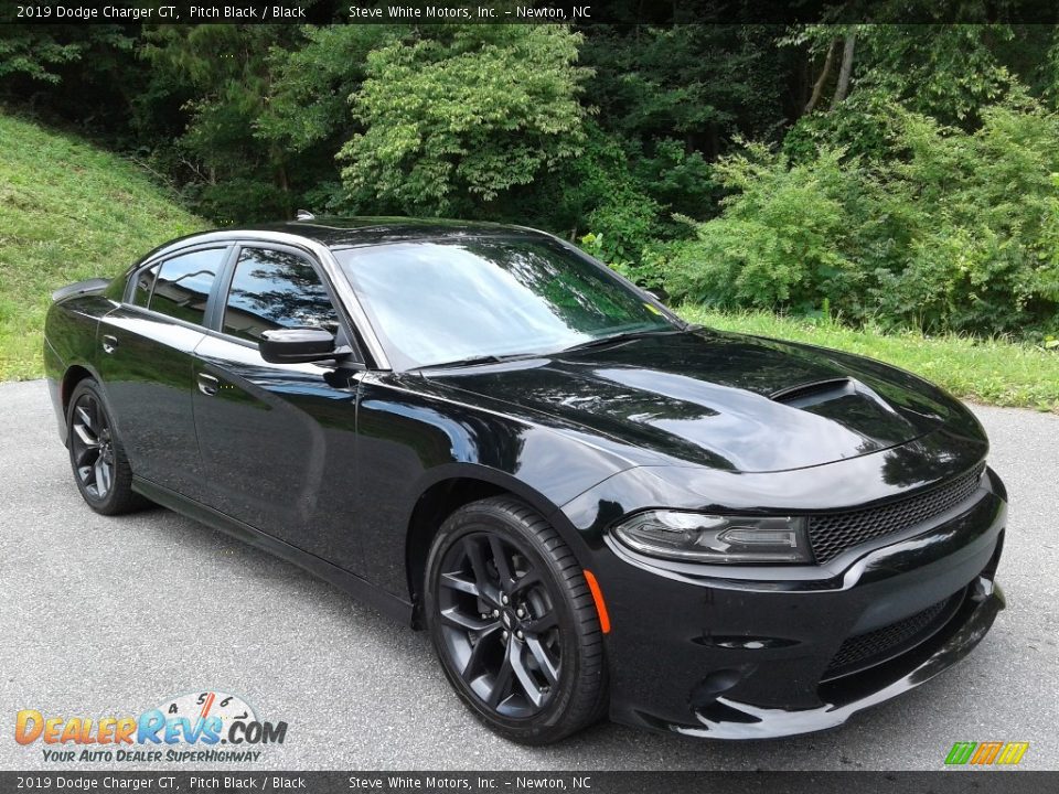 2019 Dodge Charger GT Pitch Black / Black Photo #4