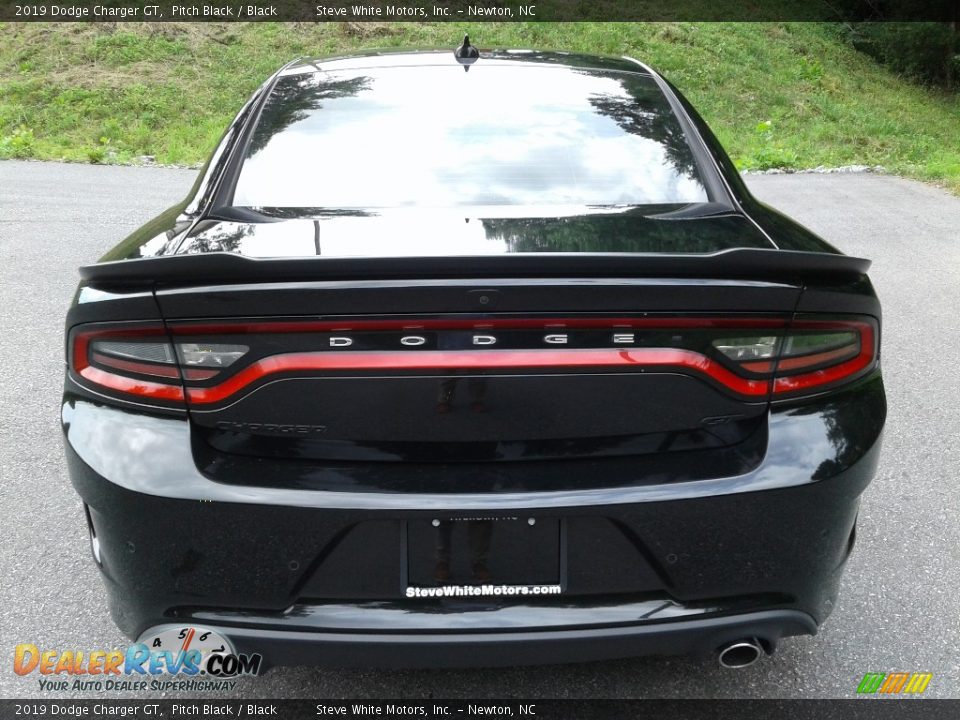 2019 Dodge Charger GT Pitch Black / Black Photo #7